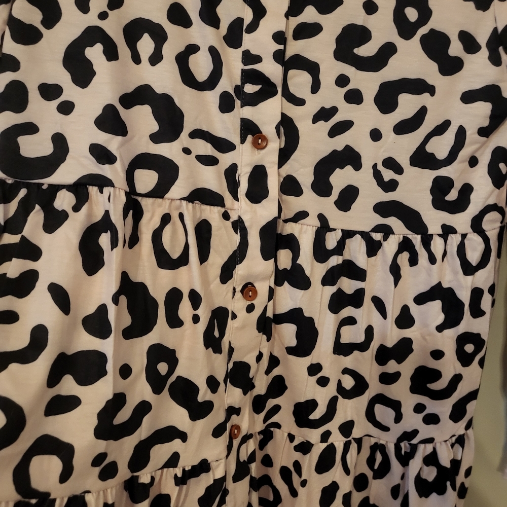 Womens leapord print shirt - Picture 2 of 5